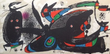 Litografía Miró - Escultor : Gran Bretaña