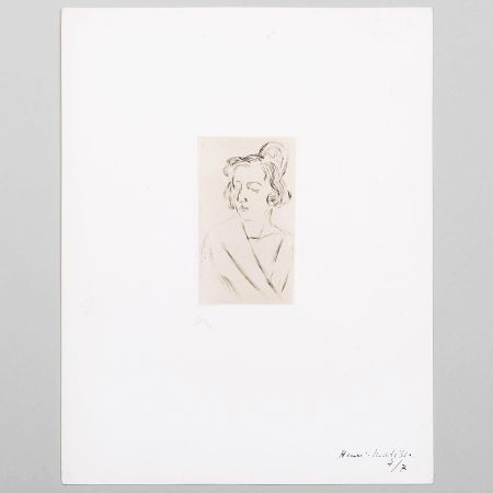 Sin Técnico Matisse - Espagnole au peigne, les yeux baissés