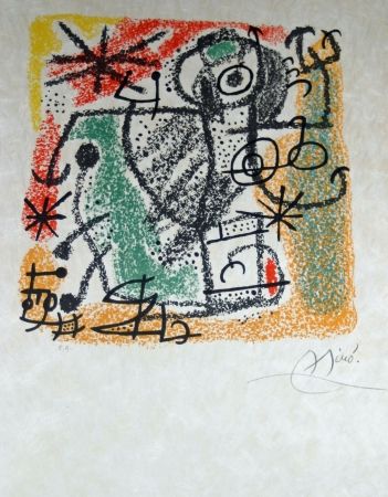 Litografía Miró - Essences de la terra complete set of 9 lithographs