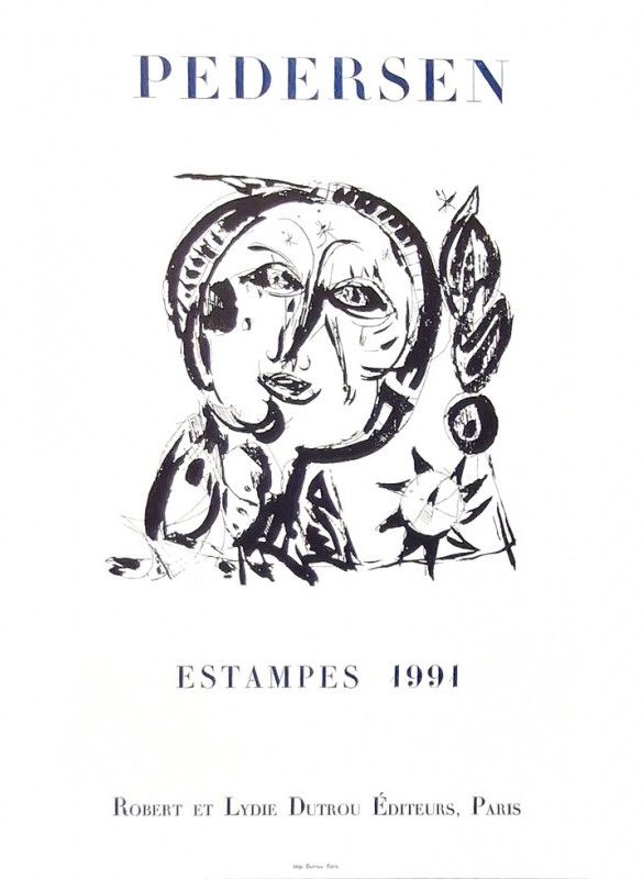 Cartel Pedersen - Estampes 1991