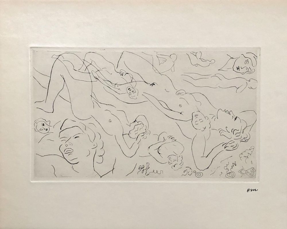 Grabado Matisse - Etude de nu