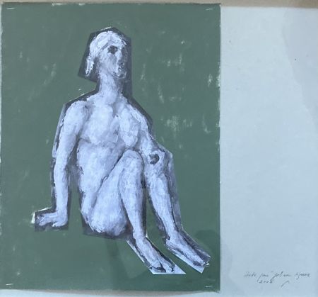 Serigrafía Buraglio - Etude pour Job, avec Cézanne