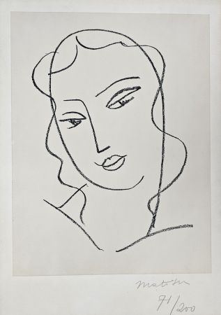 Litografía Matisse - Etude pour la Vierge