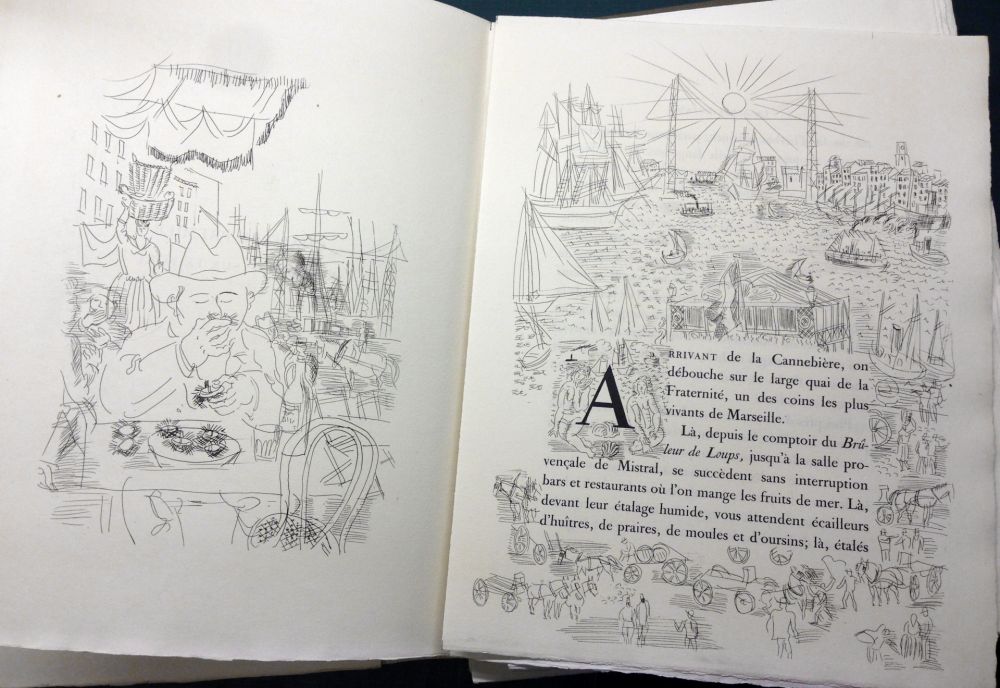 Libro Ilustrado Dufy - Eugène Montfort: LA BELLE ENFANT OU L'AMOUR A QUARANTE ANS. 94 eaux-fortes originales de Raoul Dufy (1930).