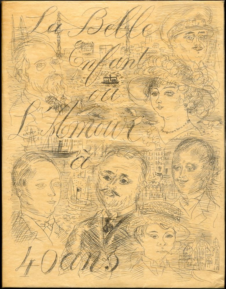 Libro Ilustrado Dufy - Eugène Montfort: LA BELLE ENFANT OU L'AMOUR A QUARANTE ANS. 94 eaux-fortes originales de Raoul Dufy (1930). Exemplaire sur Japon nacré.