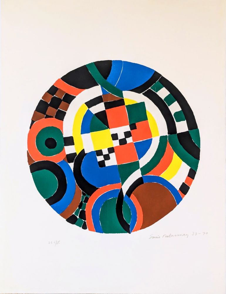 Litografía Delaunay - Euterpe 