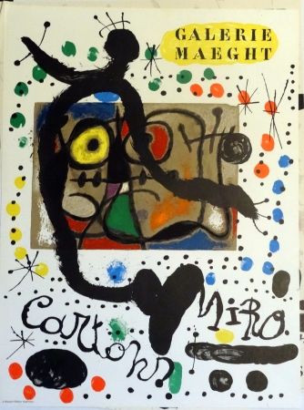 Cartel Miró - Exhibition Cartons joan Miró Maeght