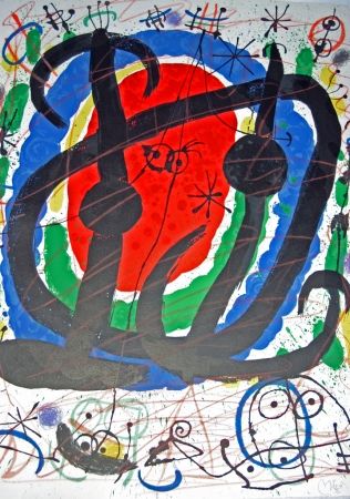 Litografía Miró - Exhibition XXII Salon de Mai 