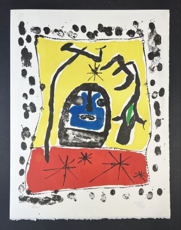 Litografía Miró - Exposiciòn à la Galerie Matarasso