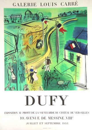 Litografía Dufy - Exposition au Profit de La Sauvegarde du Chateau de Versailles