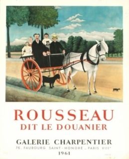 Litografía Rousseau - Exposition galerie charpentier