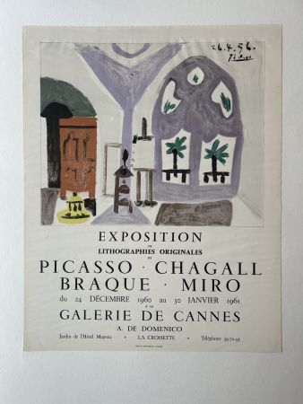 Litografía Picasso - EXPOSITION GALERIE DES CANNES