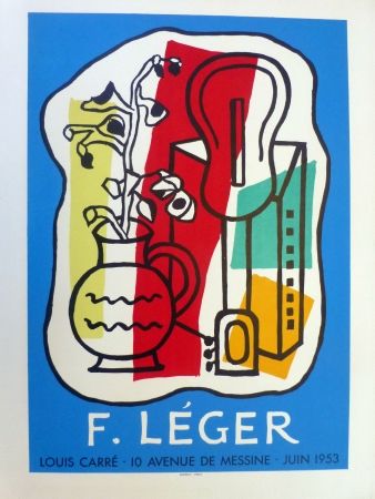 Litografía Leger - Exposition Galerie Louis Carré, 1953