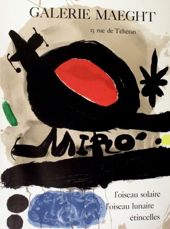Litografía Miró - Exposition 