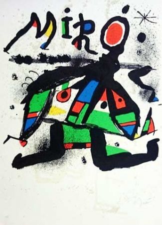 Litografía Miró - Exposition Maeght