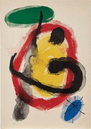 Litografía Miró - EXPOSITION PEINTURES MURALES (MOURLOT 227) 