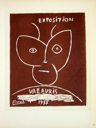 Litografía Picasso (After) - Exposition  Vallauris