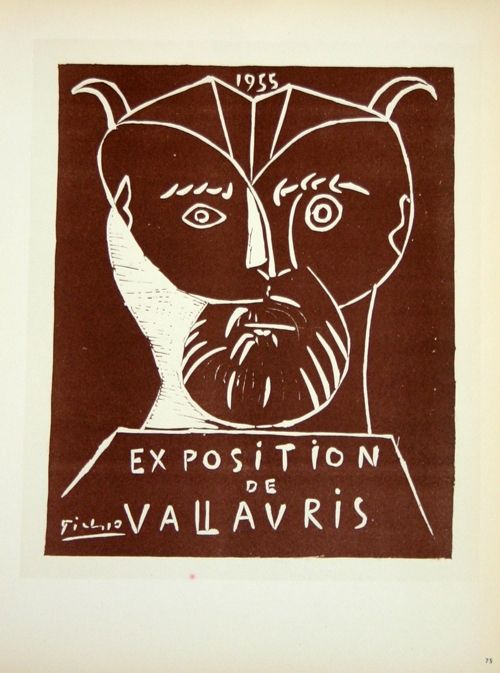 Litografía Picasso (After) - Exposition  Vallauris 1955
