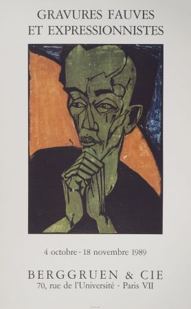 Libro Ilustrado Heckel - Expressionisme, Portrait d'Homme