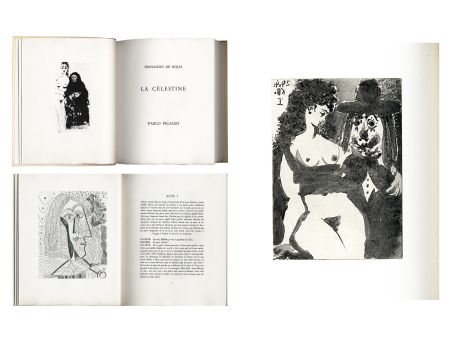 Libro Ilustrado Picasso - F. de Rojas. LA CÉLESTINE. 66 gravures originales de Pablo Picasso (1971)