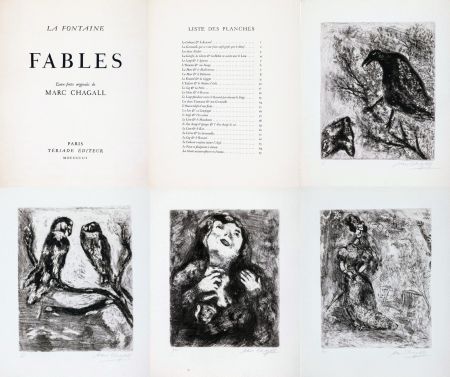 Aguafuerte Chagall - Fables