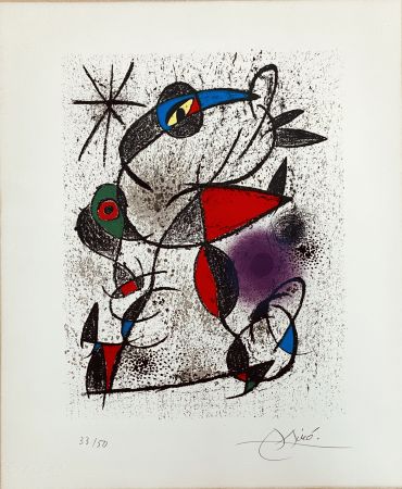 Litografía Miró - Faillie du calcaire