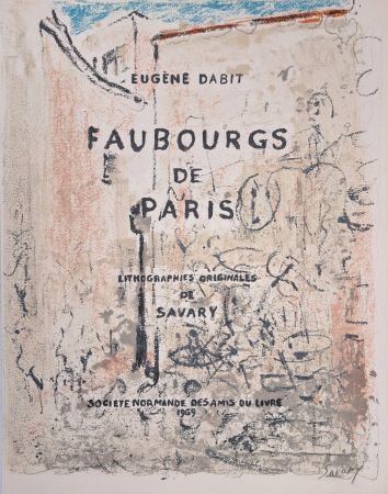 Litografía Savary - Faubourgs de Paris