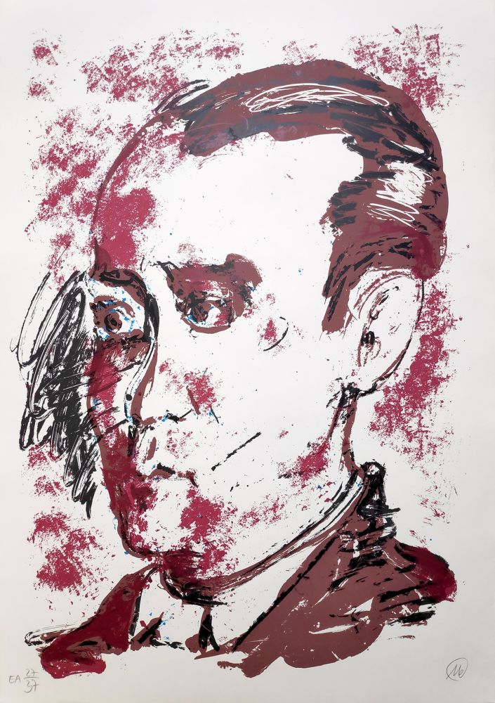 Serigrafía Lüpertz - Federico Garcia Lorca