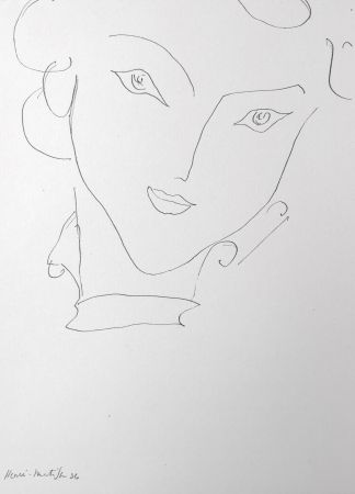 Litografía Matisse - Femme 