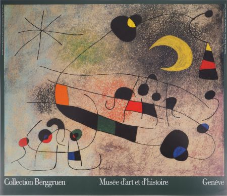 Libro Ilustrado Miró - Femme abstraite sous la Lune