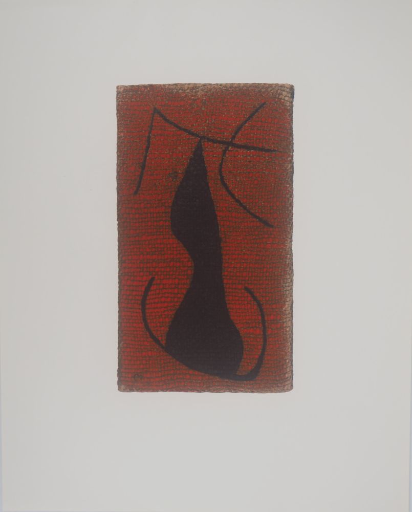 Litografía Miró - Femme allongée