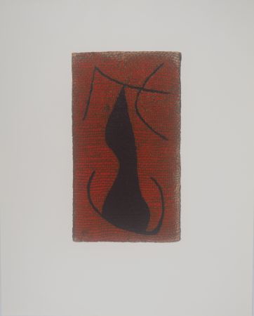 Litografía Miró - Femme allongée
