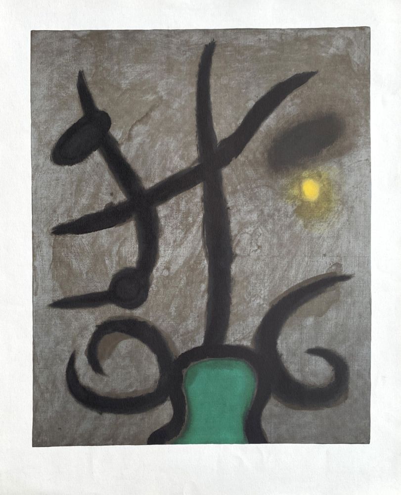 Litografía Miró (After) - Femme assise III