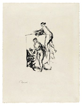 Litografía Renoir - Femme au cep de vigne, 3e variante
