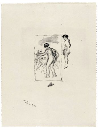 Litografía Renoir - Femme au cep de vigne, 4e variante
