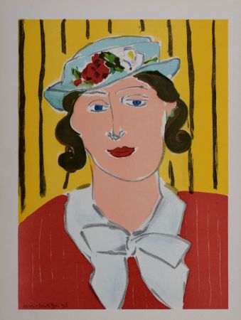 Litografía Matisse - Femme au chapeau, 1939