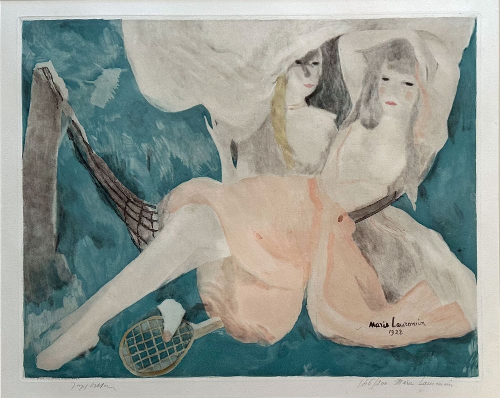 Aguafuerte Y Aguatinta Laurencin - Femme au Hamac