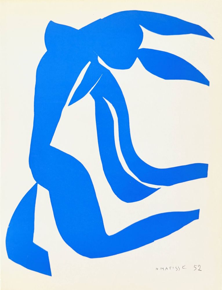 Litografía Matisse - Femme Bleue