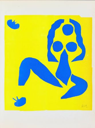 Litografía Matisse - Femme Bleue