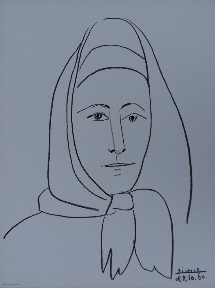 Litografía Picasso - Femme d'Espagne