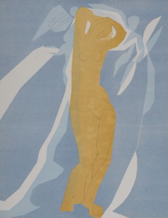 Litografía Beaudin - Femme nue, 1962