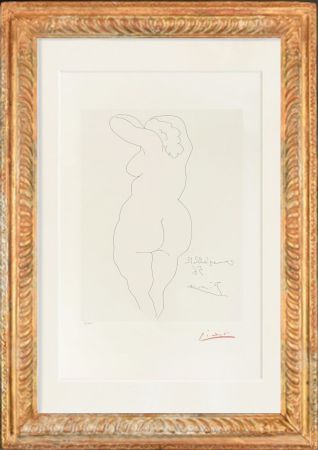 Punta Seca Picasso - Femme nue de dos