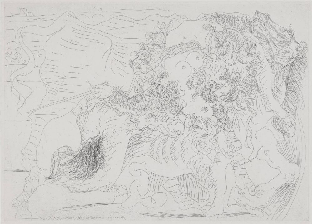 Aguafuerte Picasso - Femme Torero I