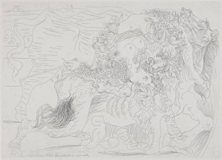 Aguafuerte Picasso - Femme Torero I