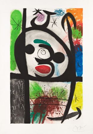 Carborundo Miró - Femme Toupie