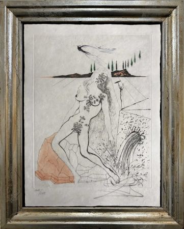 Grabado Dali - Femme à la Fontaine