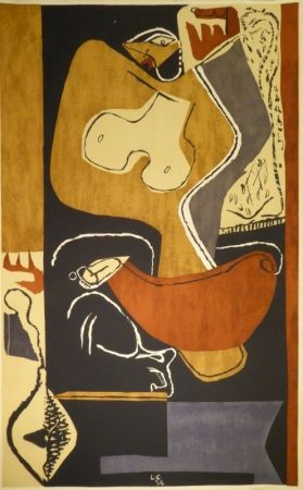 Litografía Le Corbusier - Femme à la main levée