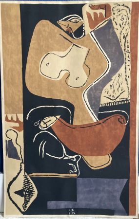 Litografía Le Corbusier - Femme à la main levée, 1954