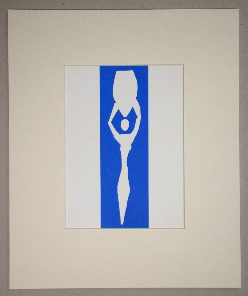 Litografía Matisse (After) - Femme à l'amphore - 1952