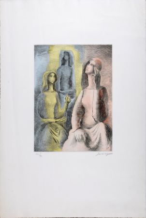 Grabado Survage - Femmes de pêcheurs, c. 1931 - Hand-signed!